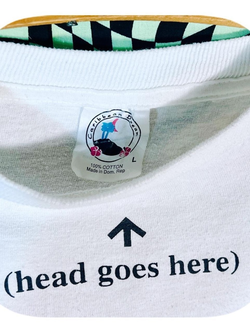 Vintage 90s Blonde's T-Shirt - White w directions on how to wear print sz M - Picture 3 of 6